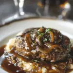 Homestyle Salisbury Steak with Rich Onion Gravy