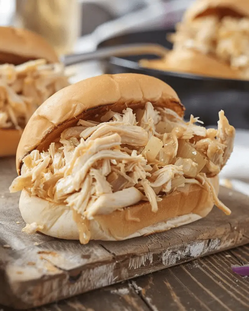 Ohio Shredded Chicken Sandwiches