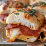 Pepperoni Pizza Sliders