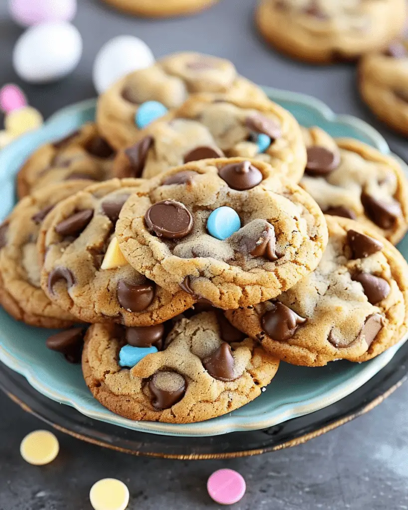 Easy Easter Chocolate Chip Cookies