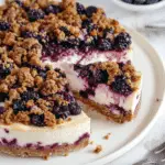 Blueberry Crumble Cheesecake