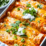 Buffalo Chicken Enchiladas