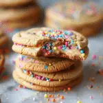 Teddy Graham Funfetti Stuffed Cookie Butter Cookies