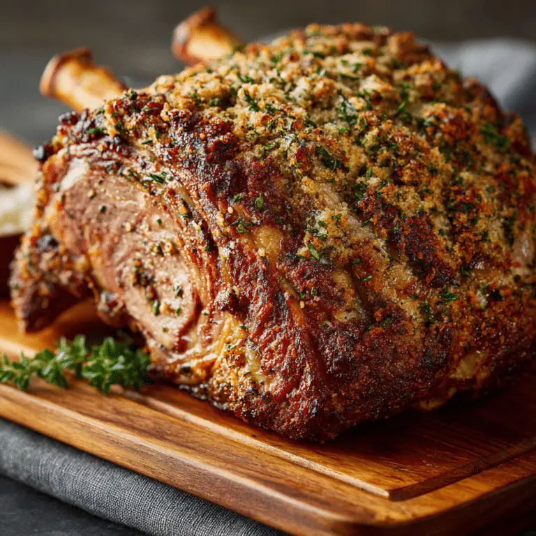 Perfect Prime Rib Roast Recipe with Herb Crust for Easy Special Occasions