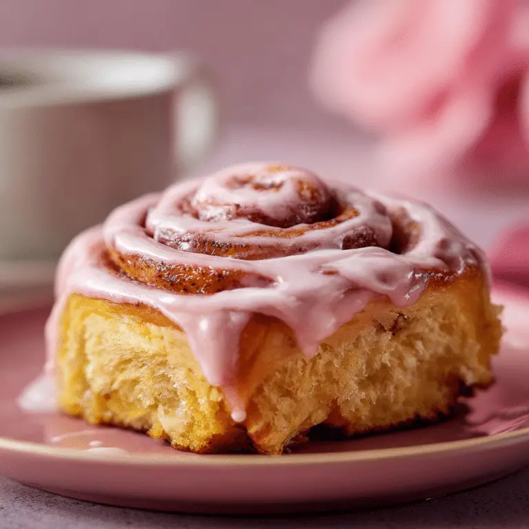 Pink Velvet Cinnamon Rolls