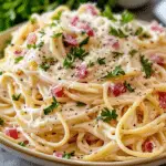 Creamy Pink Alfredo Pasta: Easy Valentine’s Day Dinner Recipe