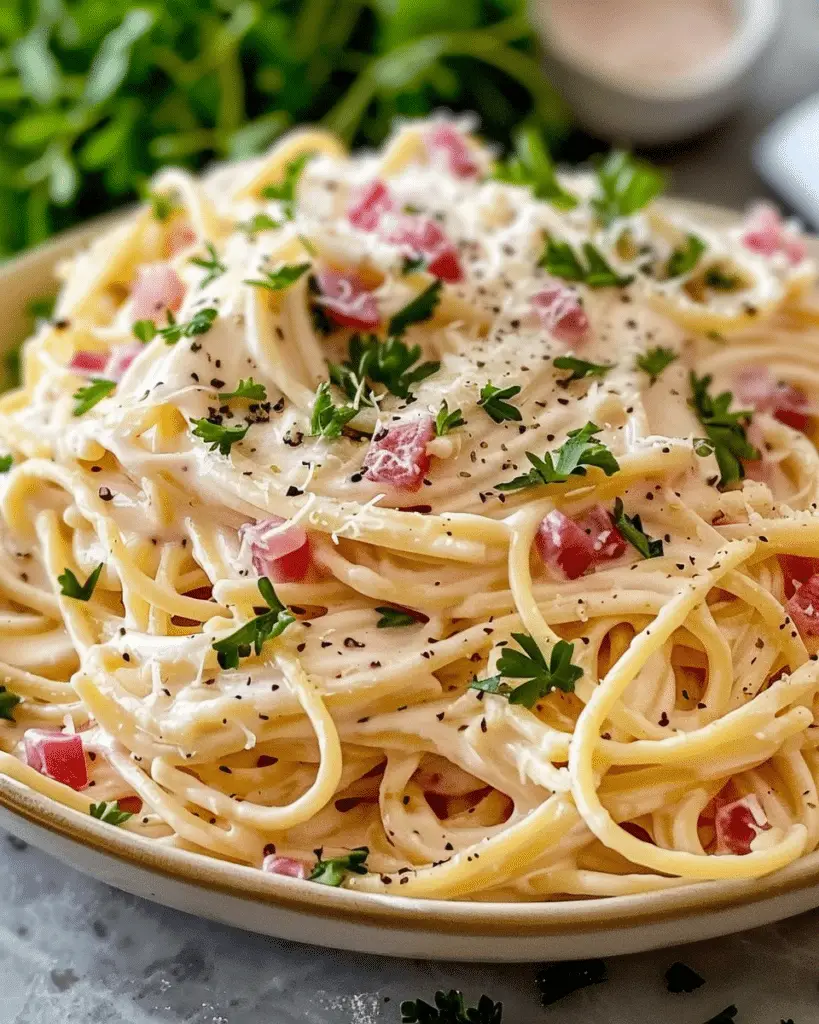 Creamy Pink Alfredo Pasta: Easy Valentine’s Day Dinner Recipe
