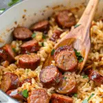 One Pot Smoked Sausage and Rice