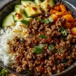 Ground Beef Hot Honey Bowl