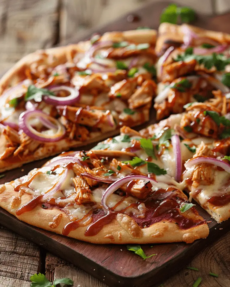 BBQ Chicken Flatbread Pizza: A Flavorful Delight Awaits!