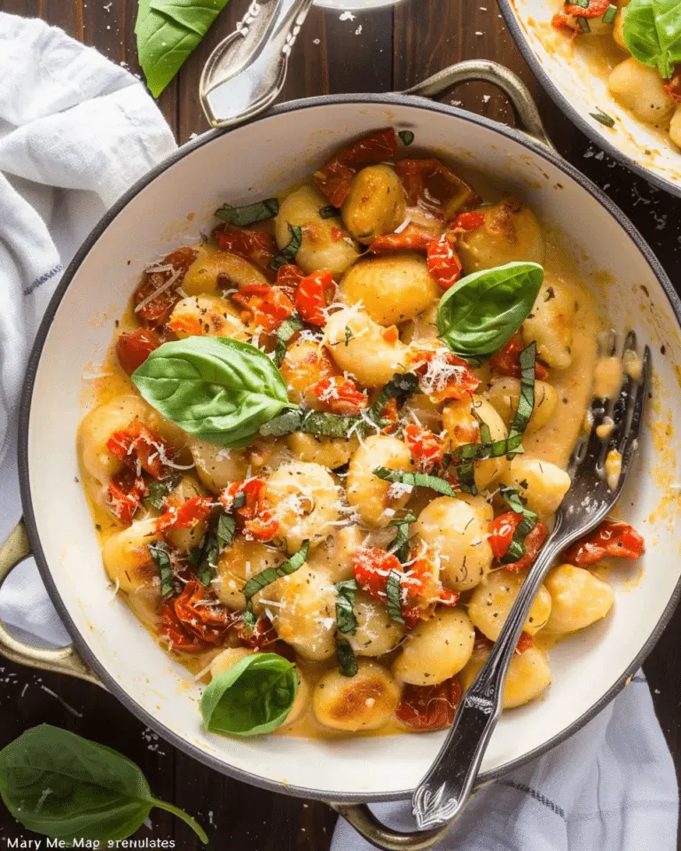 Creamy Sundried Tomato “Marry Me” Gnocchi