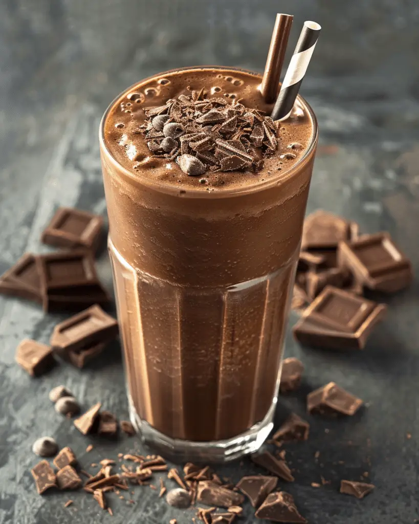 Keto Chocolate Milkshake