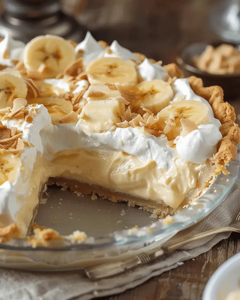 Easy banana cream pie
