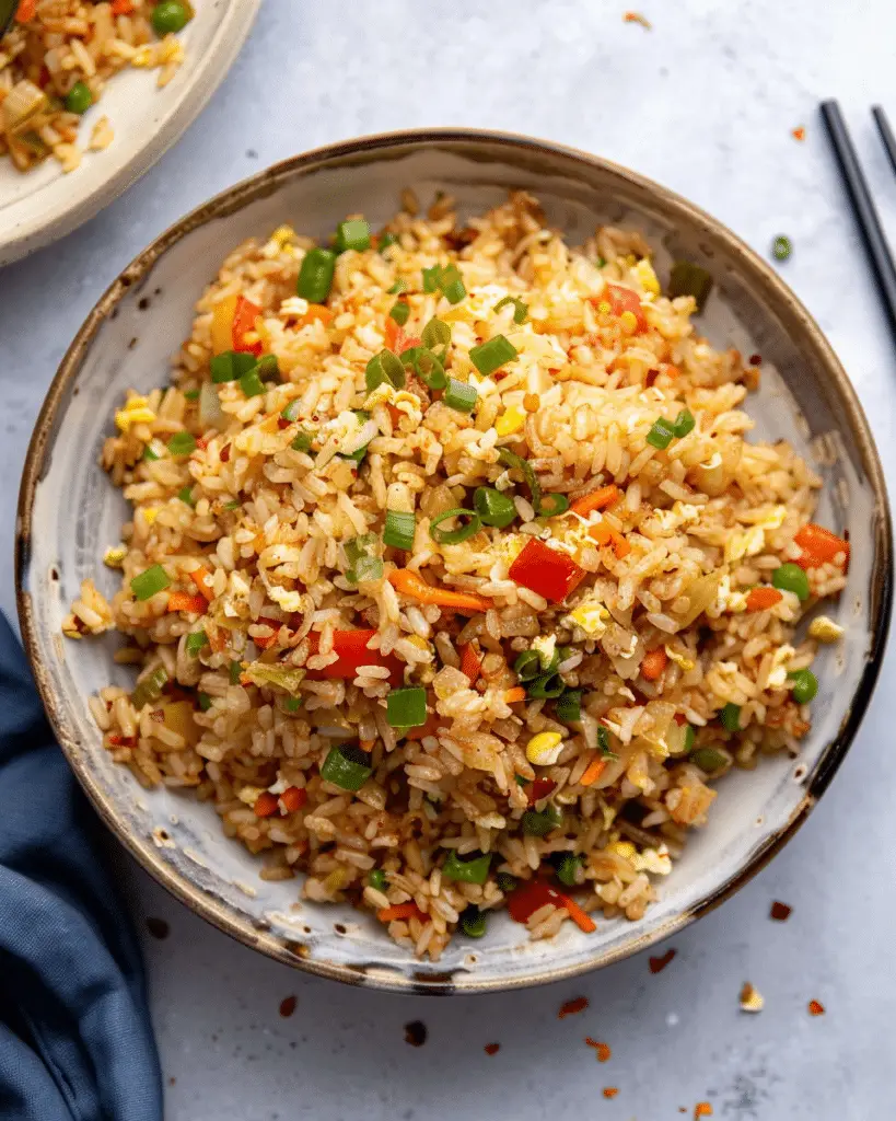 Chilli garlic fried rice
