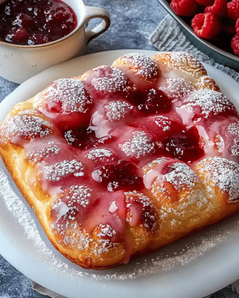Homemade Jam Donut Focaccia: Sweet Bliss For Brunch Lovers