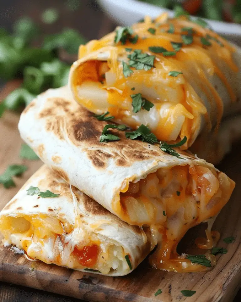Cheesy Potato Burritosmmm