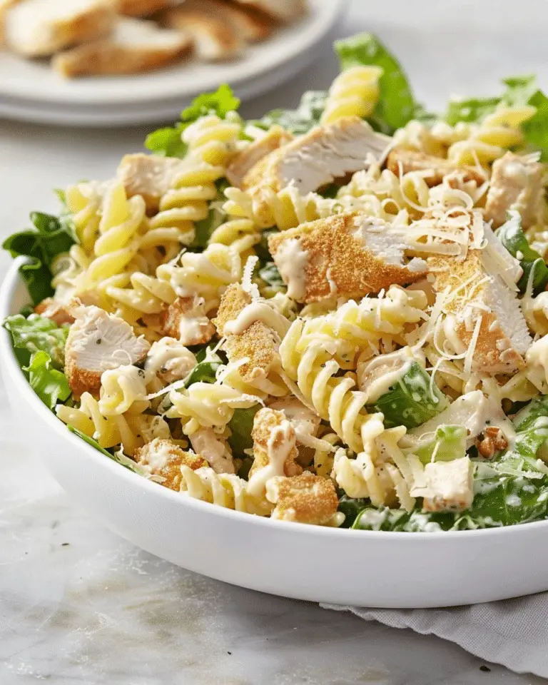Chicken Caesar Pasta Salad