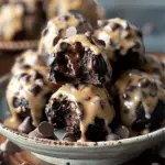 Chocolate chip cookie brownie balls