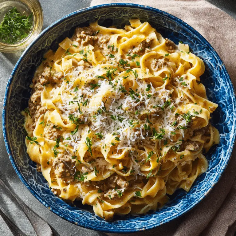 Creamy Beef Pasta