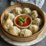Easy Chicken Momo Dumplings (Sajilo Kukhura ko Momo)