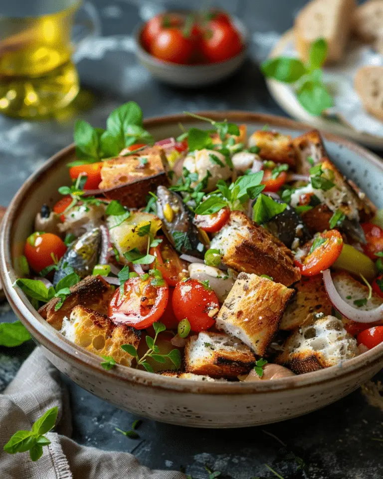 Panzanella with Sardines