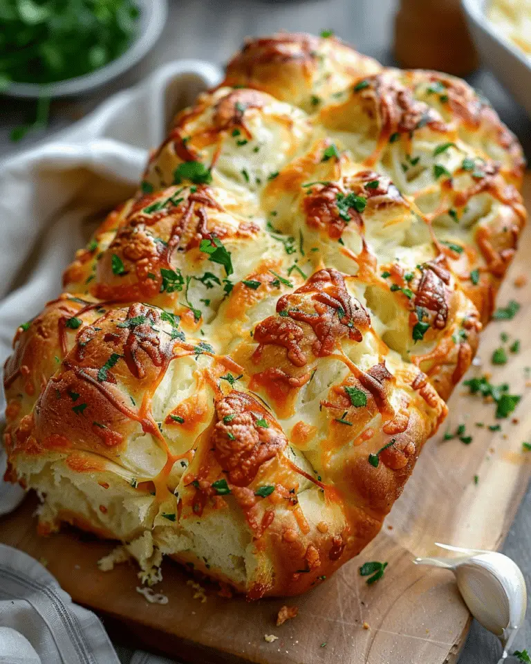 Cheese and Garlic Crack Bread (Pull Apart Bread)