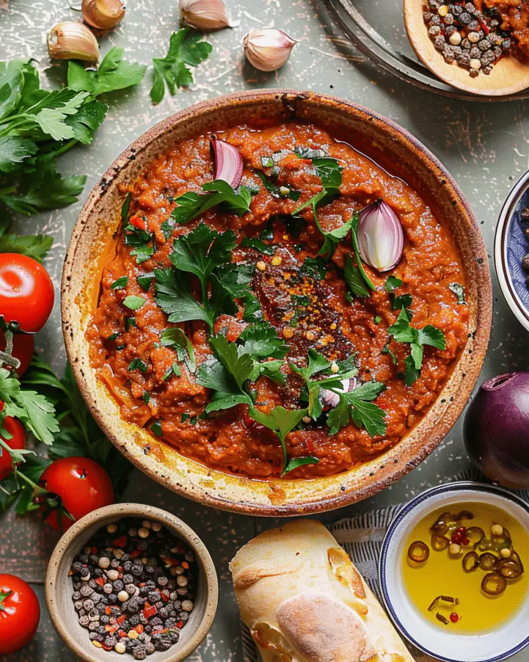 Zaalouk – Moroccan Eggplant Tomato Dip