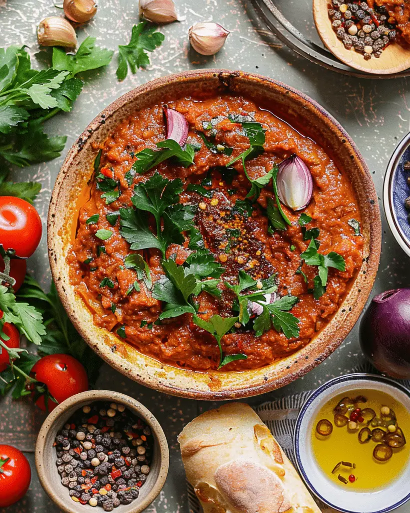 Zaalouk – Moroccan Eggplant Tomato Dip