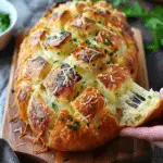 Cheese and Garlic Crack Bread (Pull Apart Bread)