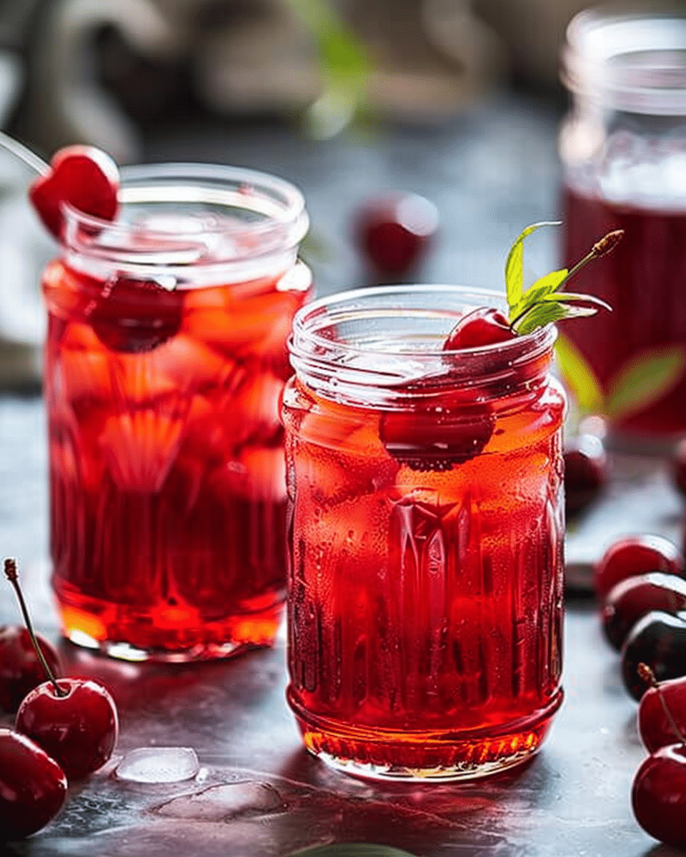 Cherry Ginger Iced Tea