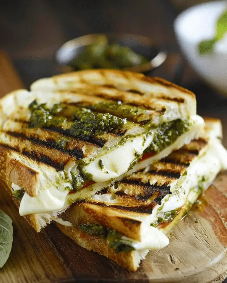 Mozzarella & Pesto Panini: An Incredible Ultimate Recipe You’ll Love
