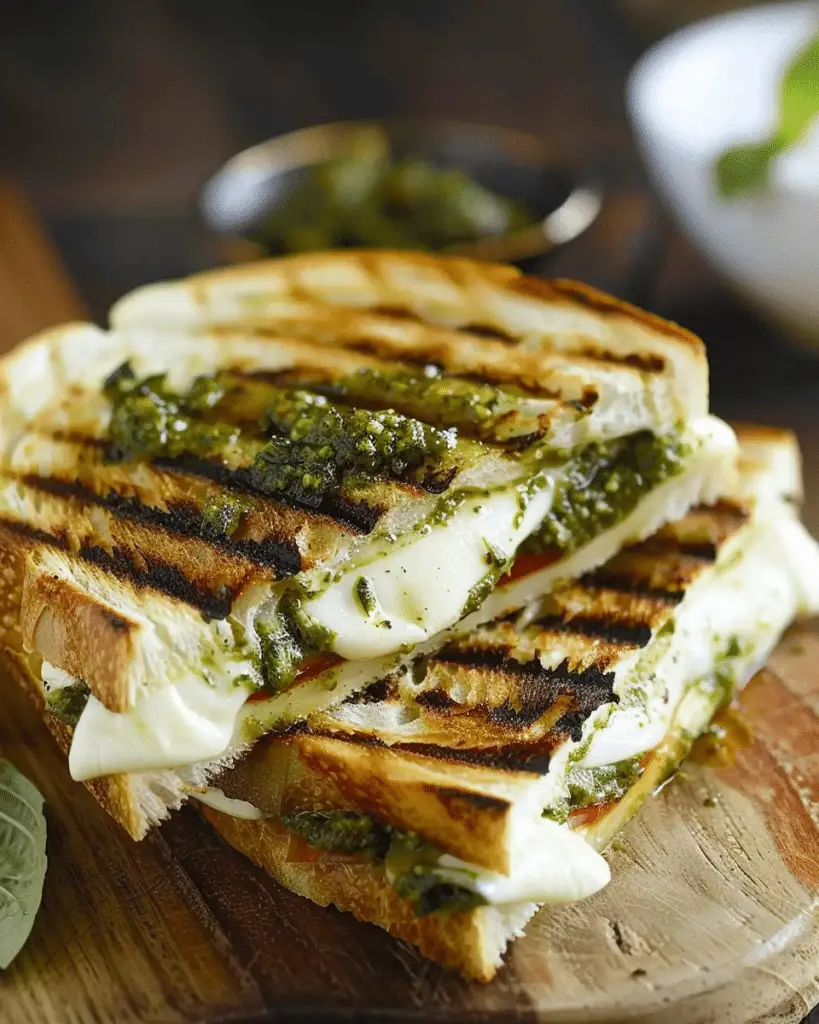 Mozzarella & Pesto Panini: An Incredible Ultimate Recipe You’ll Love