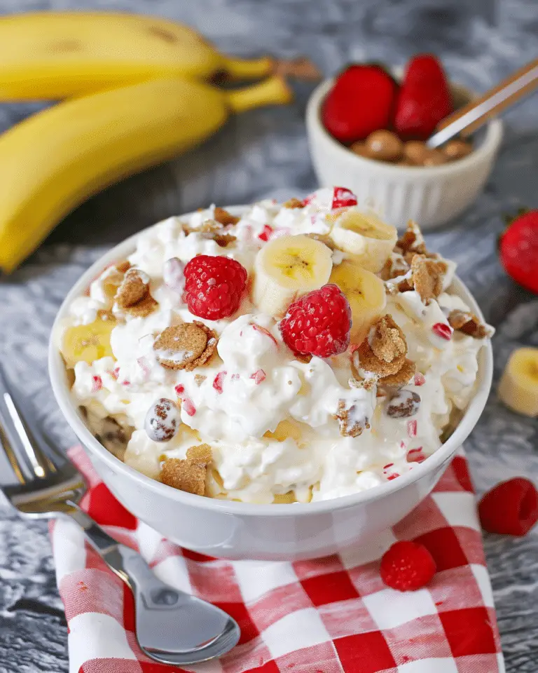Banana Split Fluff Salad
