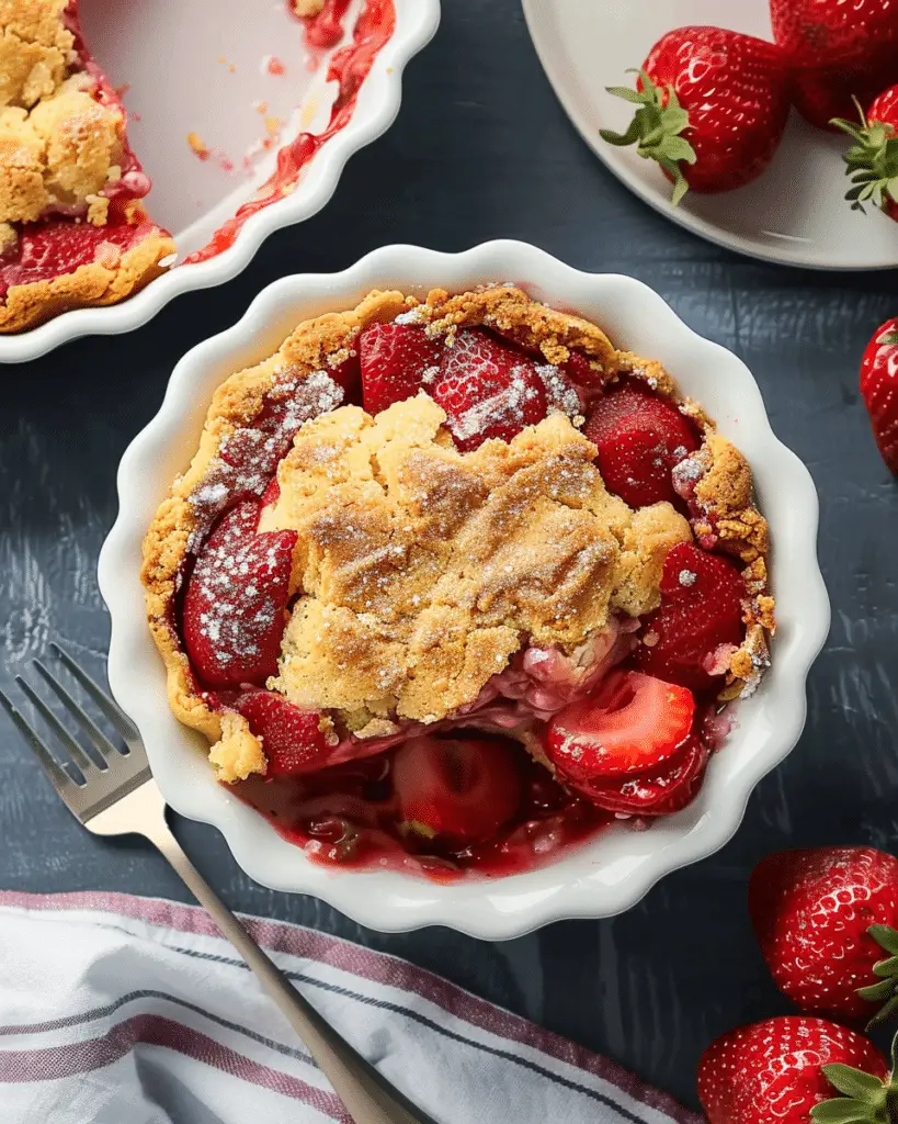 Strawberry Dump Cake