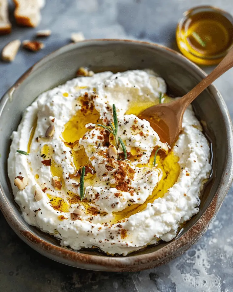 Spicy Ricotta Dip with Hot Honey