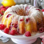 Lemon Raspberry Bundt Cake