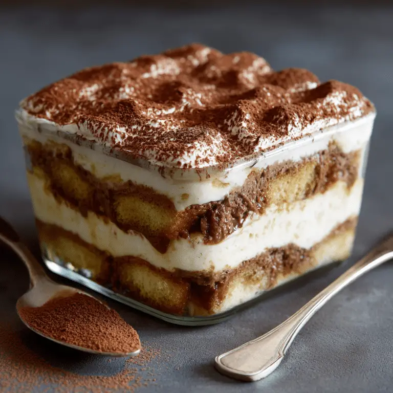 Nutella tiramisu