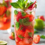Strawberry Mojito Mocktail