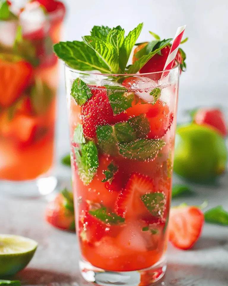 Strawberry Mojito Mocktail
