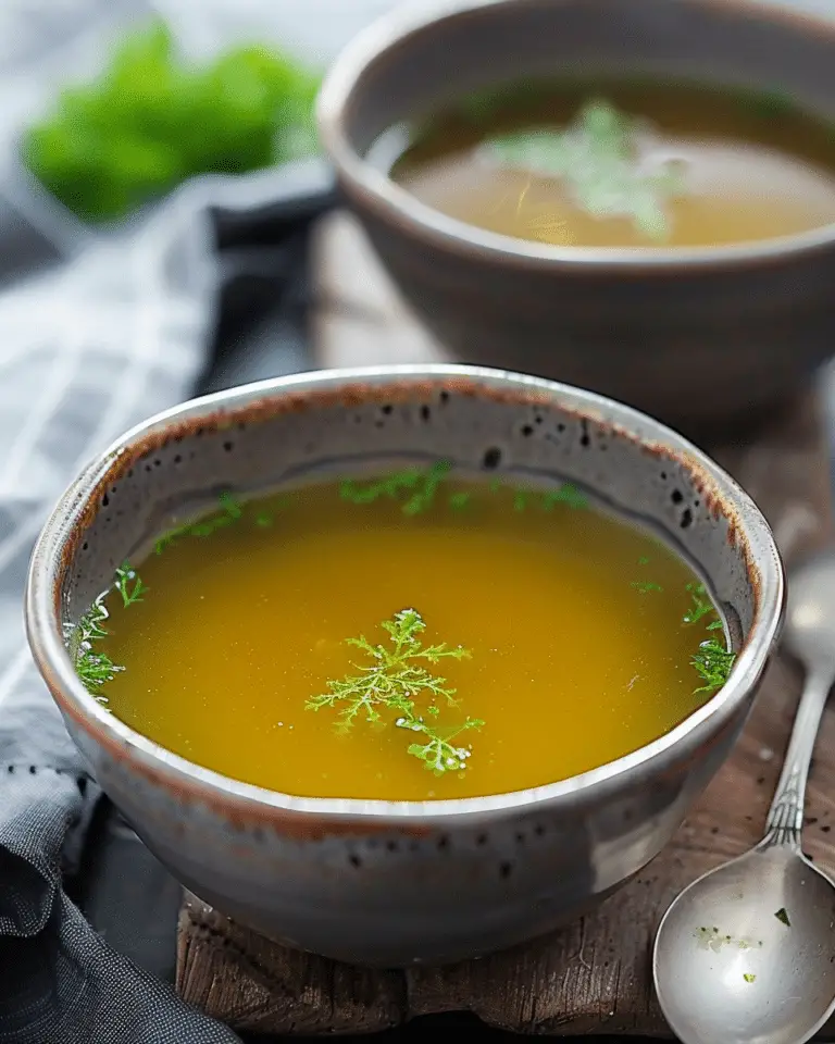 20 Min Healing Broth Soup