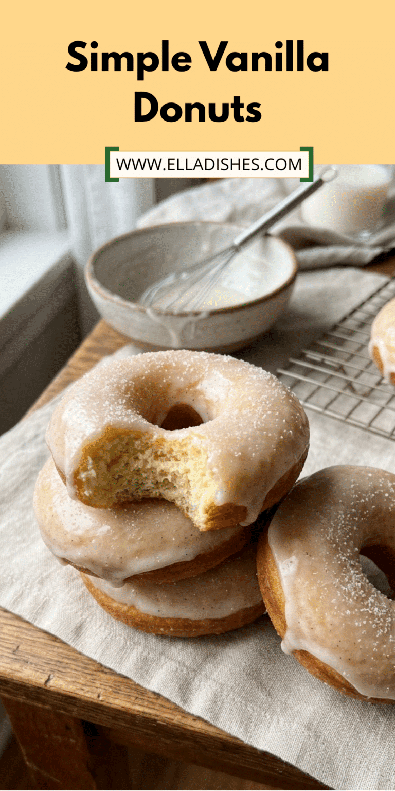 Simple Vanilla Donuts