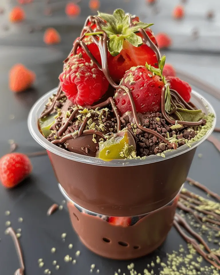 Dubai Chocolate Strawberry Cup
