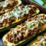 Easy Ground Beef Zucchini Boats (Healthy and Delicious)