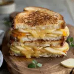 Hot Honey Apple Cheddar Sandwich