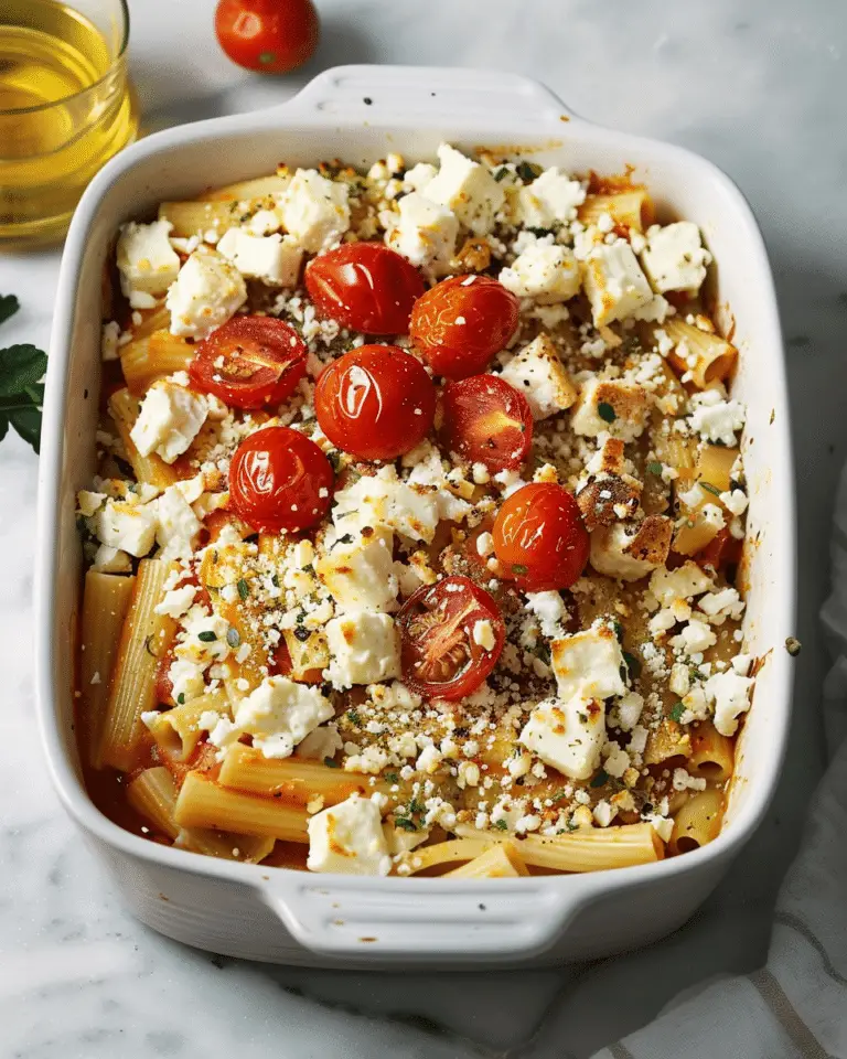 10 Ingredient Baked Feta Pasta (Viral TikTok Recipe)