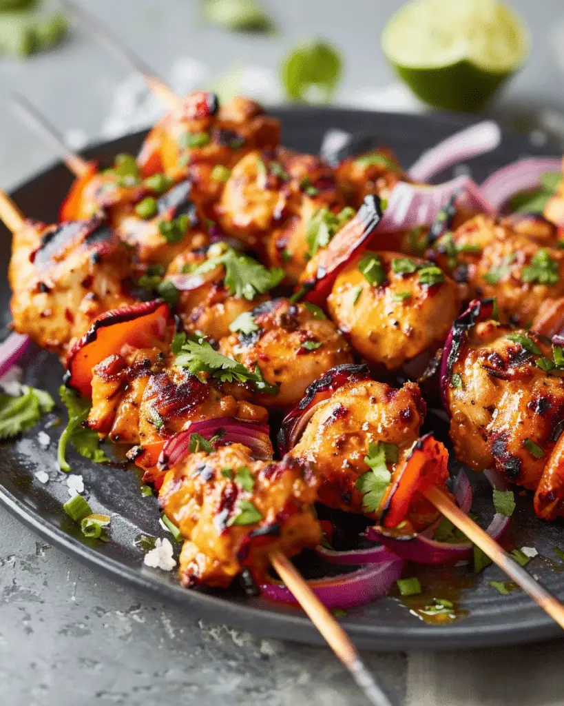 Bang Bang Chicken Skewers Recipe