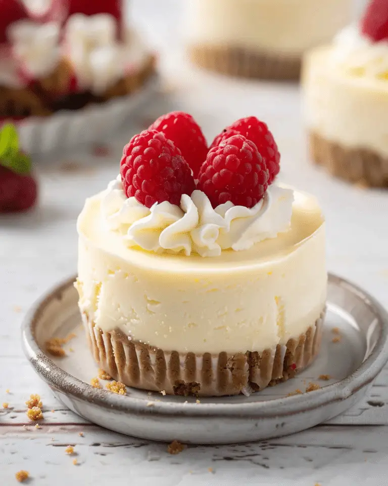Easy Mini Cheesecake Recipe