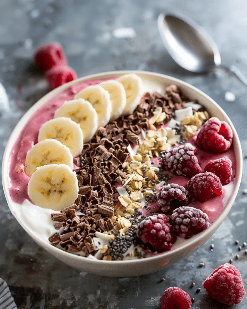 5-Minute Smoothie Bowl for One (with Greek Yogurt)