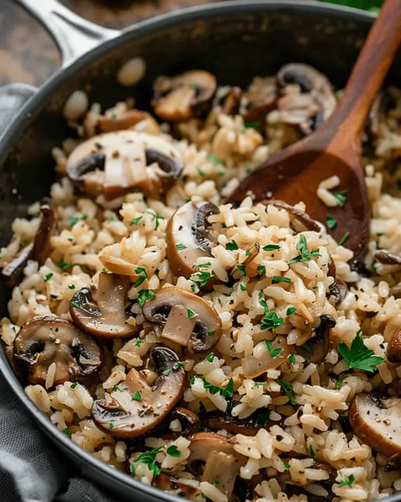 One-Pot Mushroom Rice