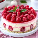 Raspberry White Chocolate Bavarois